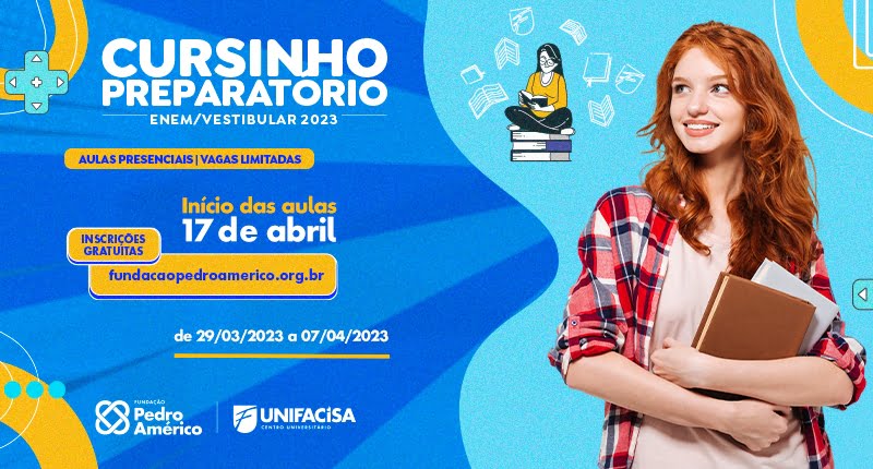 Divulgado o resultado do cursinho preparatório da Fundação Pedro Américo em parceria com a Unifacisa