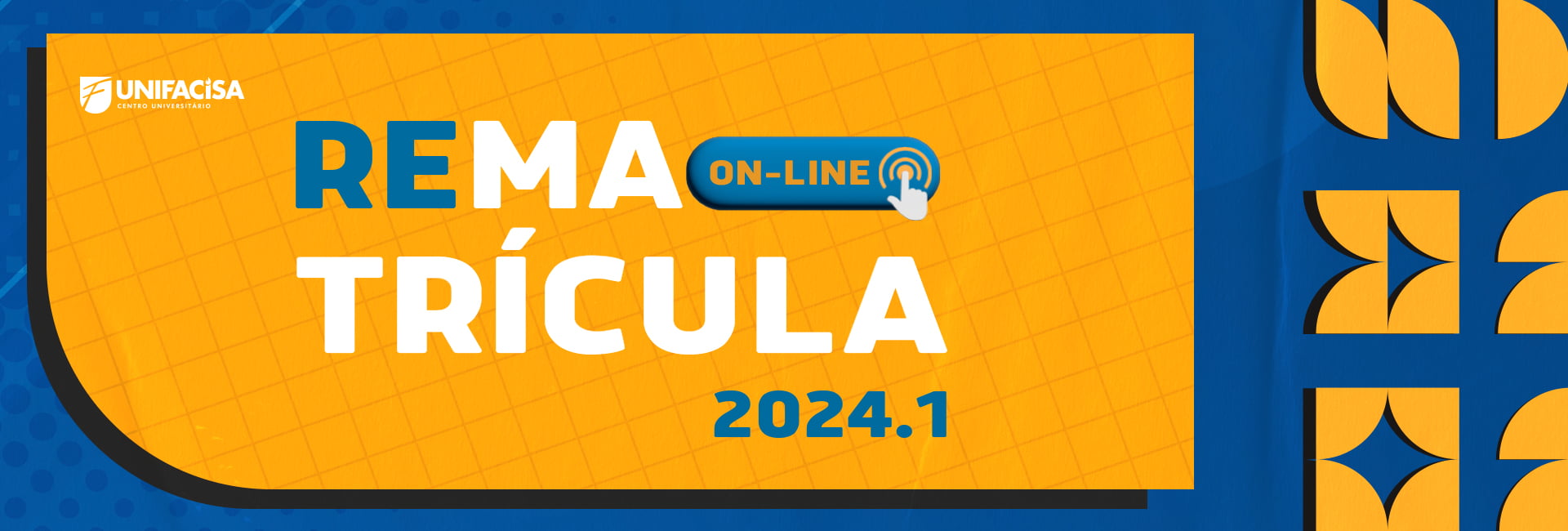 Divulgado o calendário de Rematrícula 2024.1