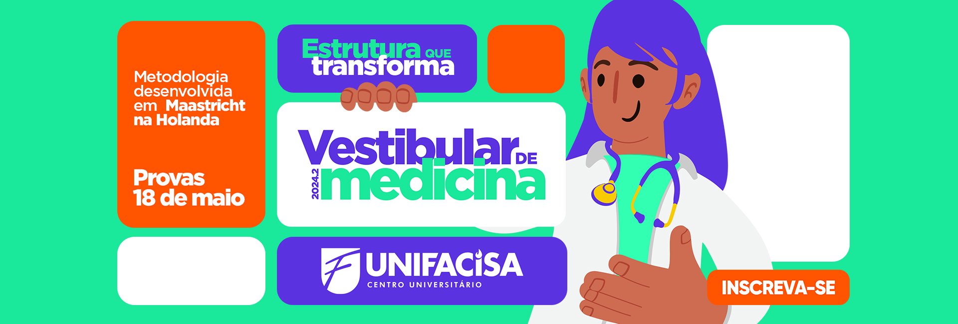 Inscrições abertas para o vestibular de Medicina 2024.2; Confira