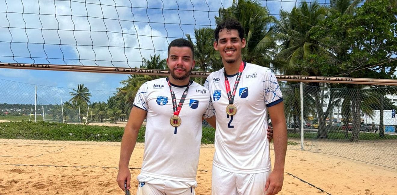 Unifacisa no pódio: Henrique e Yan conquistam bronze no JUPS Praia