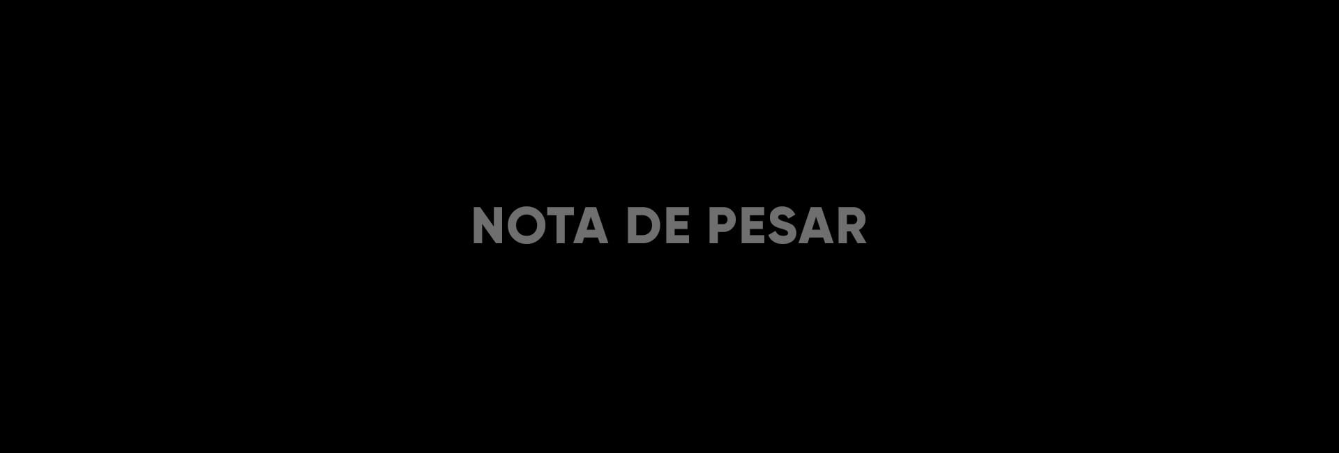Nota de Pesar