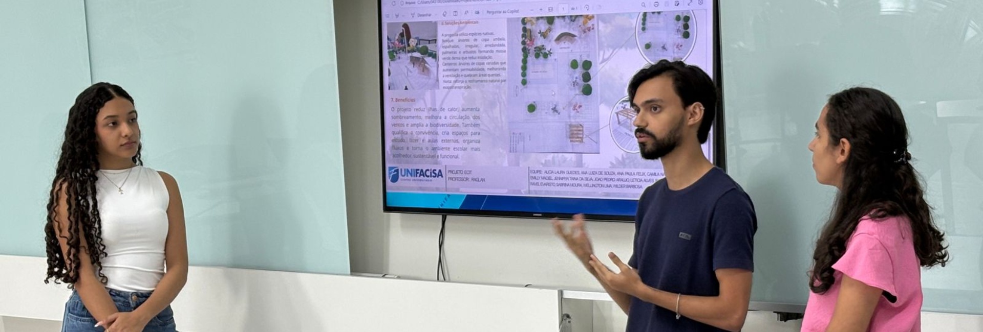 Projeto do Desafio Unifacisa realiza paisagismo sustent&aacute;vel em escola p&uacute;blica de Campina Grande